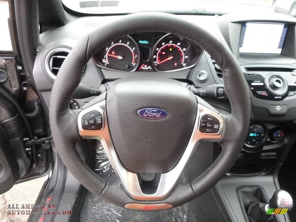 2016 Fiesta ST Hatchback - Magnetic Metallic / ST Charcoal Black photo #17