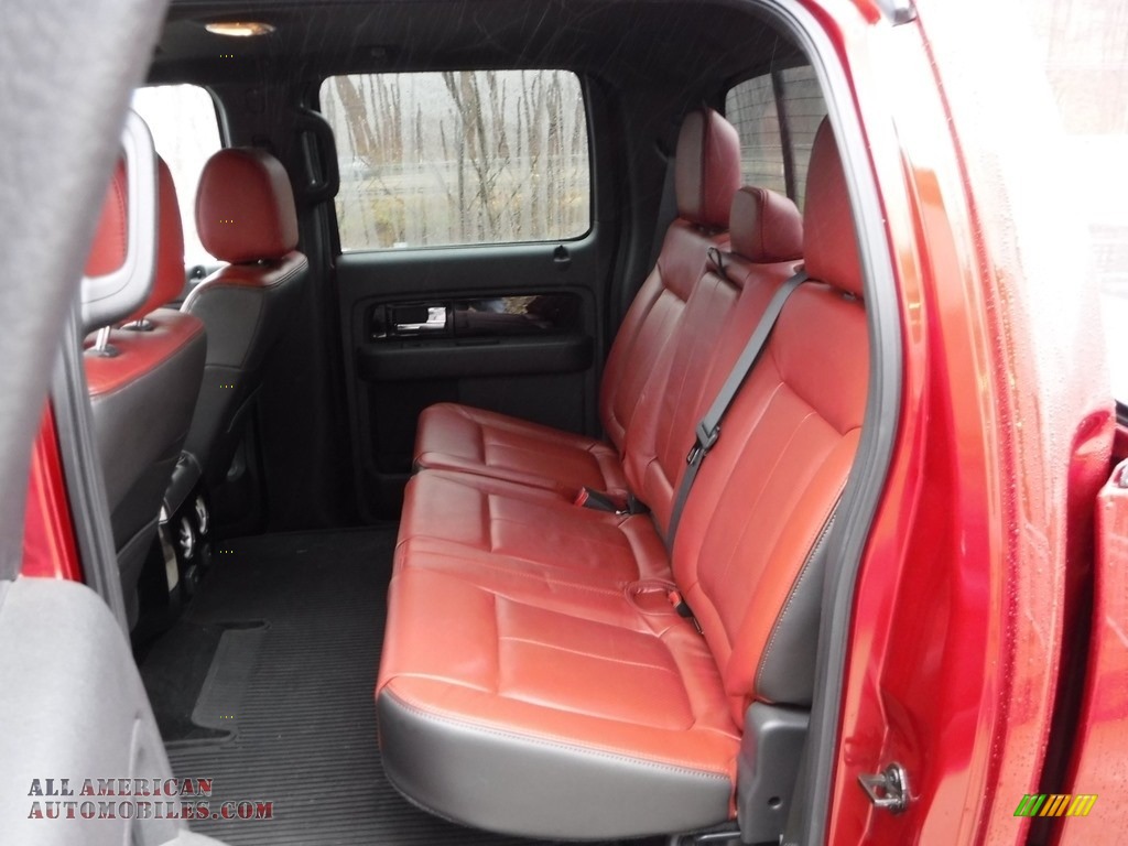 2013 F150 Limited SuperCrew 4x4 - Ruby Red Metallic / FX Sport Appearance Black/Red photo #27