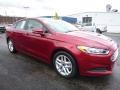 Ford Fusion SE Ruby Red Metallic photo #9