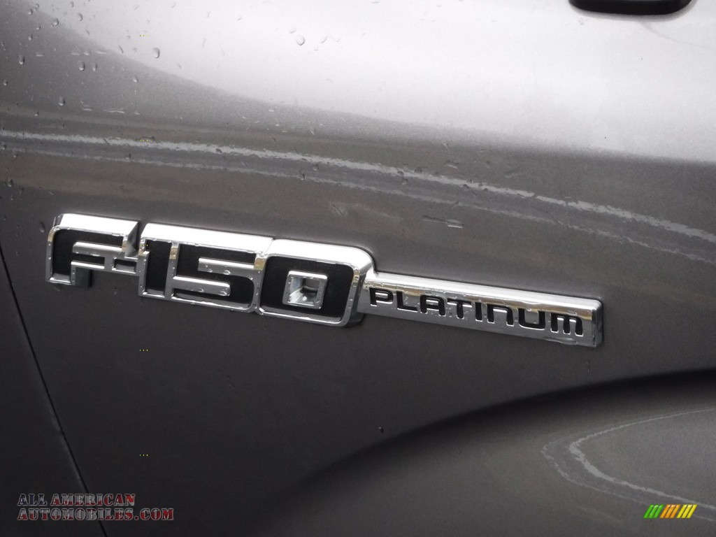 2012 F150 Platinum SuperCrew 4x4 - Sterling Gray Metallic / Platinum Sienna Brown/Black Leather photo #4