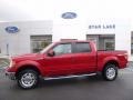 Ford F150 Lariat SuperCrew 4x4 Red Candy Metallic photo #1