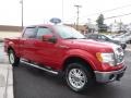 Ford F150 Lariat SuperCrew 4x4 Red Candy Metallic photo #3