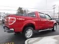 Ford F150 Lariat SuperCrew 4x4 Red Candy Metallic photo #5