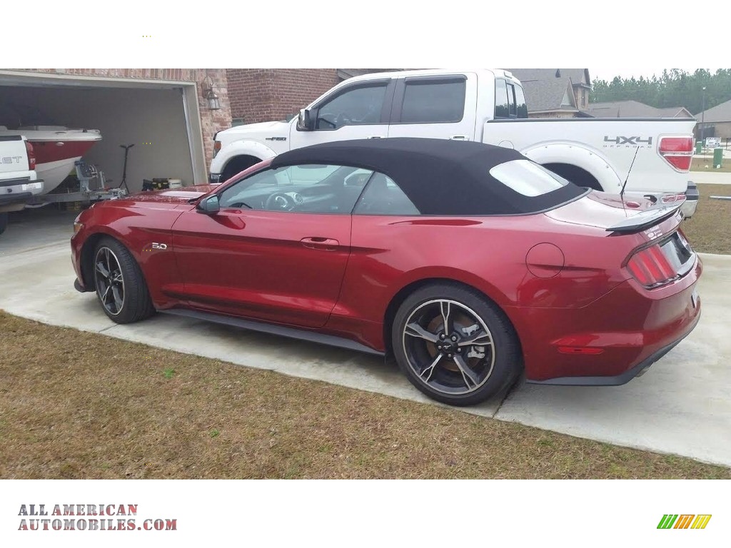 2016 Mustang GT/CS California Special Convertible - Ruby Red Metallic / California Special Ebony Black/Miko Suede photo #1