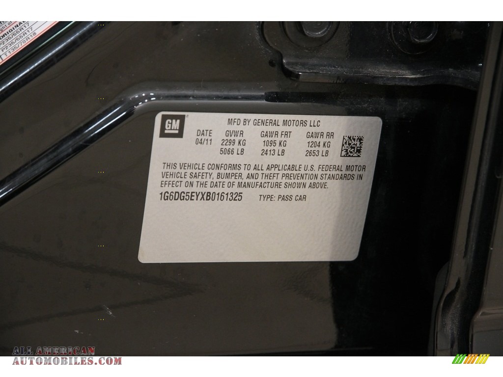 2011 CTS 4 3.0 AWD Sedan - Black Raven / Cashmere/Cocoa photo #19