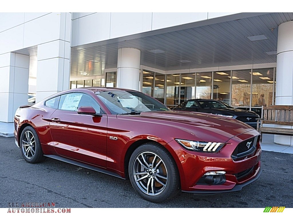 2017 Mustang GT Premium Coupe - Ruby Red / Ebony photo #1
