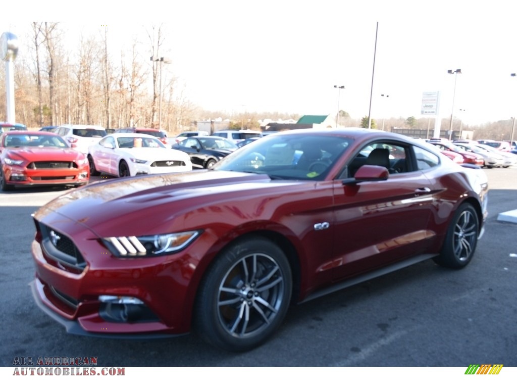2017 Mustang GT Premium Coupe - Ruby Red / Ebony photo #3