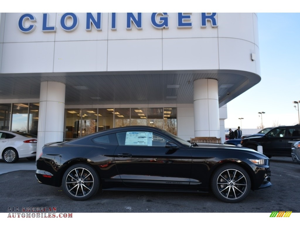 2017 Mustang Ecoboost Coupe - Shadow Black / Ebony photo #2