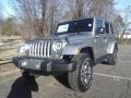 Jeep Wrangler Unlimited Sahara 4x4 Billet Silver Metallic photo #2