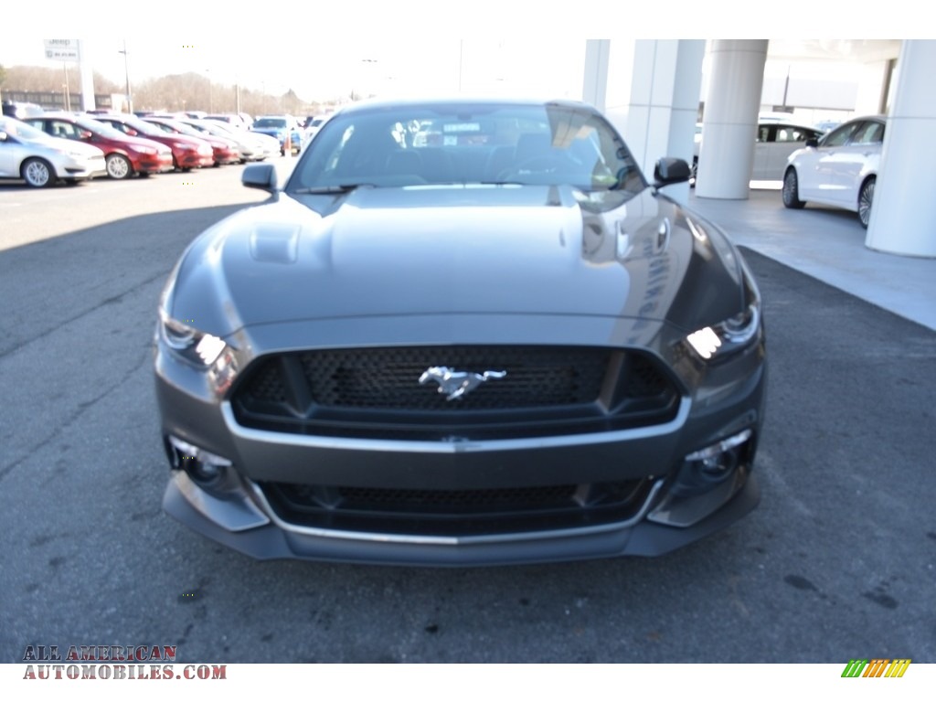 2017 Mustang GT Premium Coupe - Magnetic / Ebony photo #4