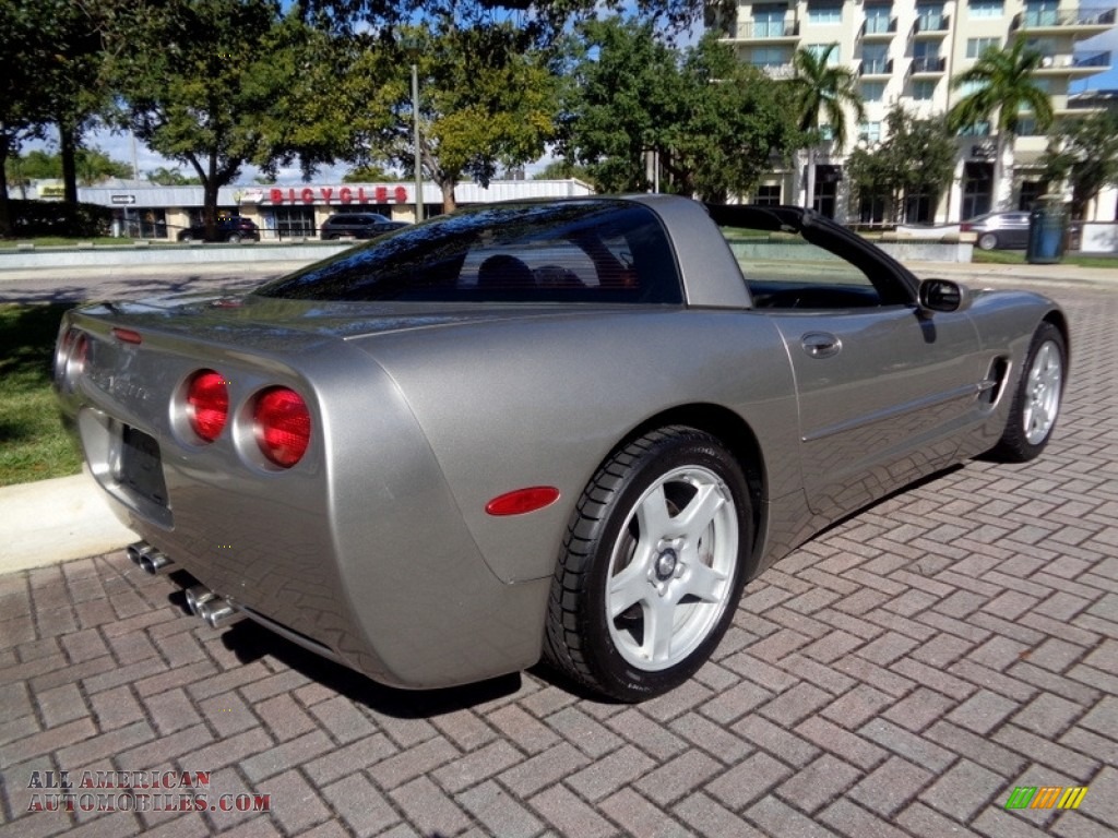 1999 Corvette Coupe - Light Pewter Metallic / Light Oak photo #9