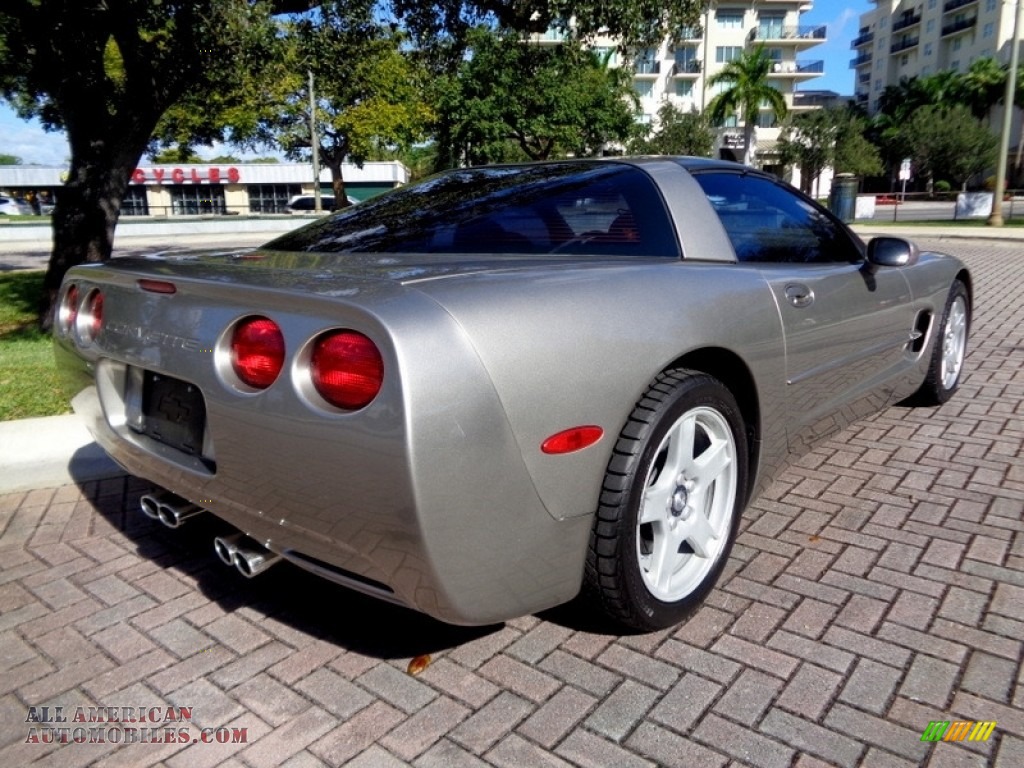 1999 Corvette Coupe - Light Pewter Metallic / Light Oak photo #32