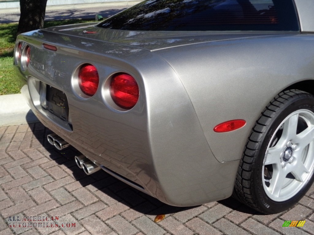1999 Corvette Coupe - Light Pewter Metallic / Light Oak photo #52