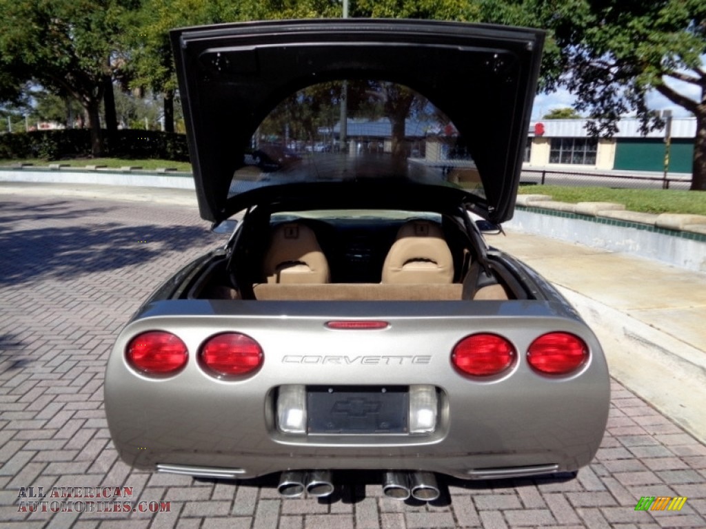 1999 Corvette Coupe - Light Pewter Metallic / Light Oak photo #65