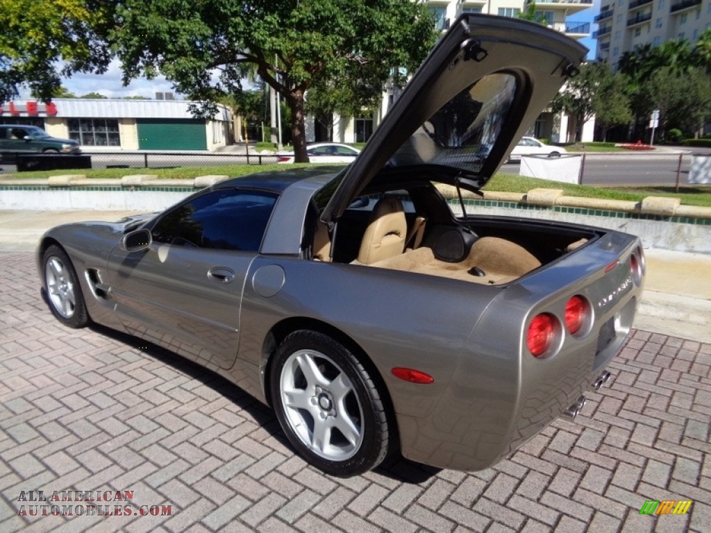 1999 Corvette Coupe - Light Pewter Metallic / Light Oak photo #67