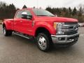 Ford F350 Super Duty Lariat Crew Cab 4x4 Race Red photo #3