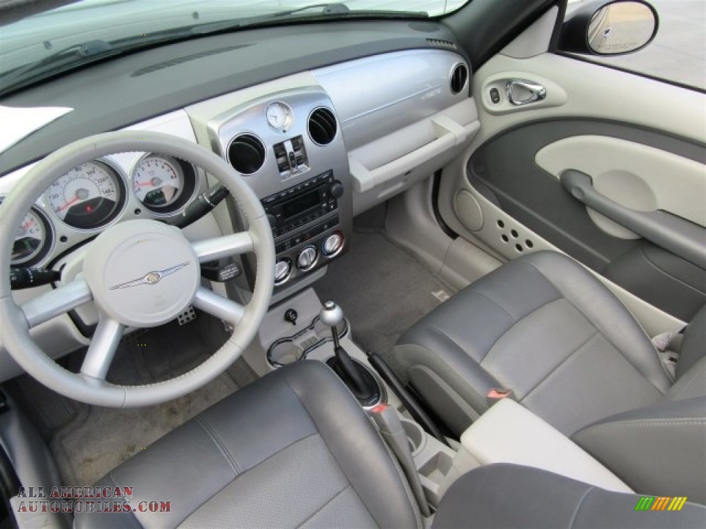 2006 PT Cruiser GT Convertible - Brilliant Black Crystal Pearl / Pastel Slate Gray photo #16
