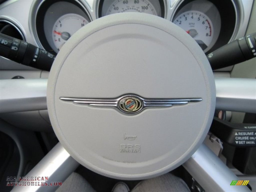 2006 PT Cruiser GT Convertible - Brilliant Black Crystal Pearl / Pastel Slate Gray photo #25