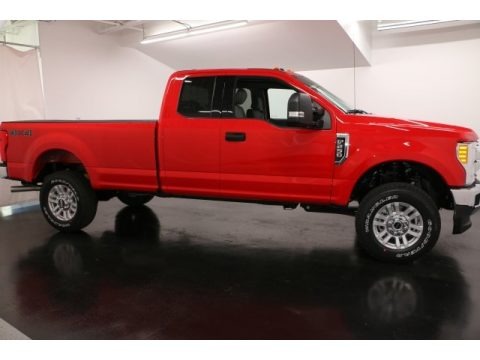 Race Red 2017 Ford F250 Super Duty XLT SuperCab 4x4