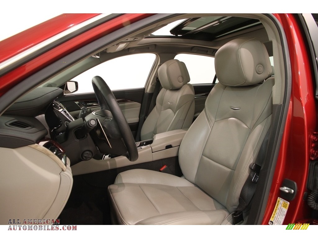 2014 CTS Luxury Sedan AWD - Red Obsession Tintcoat / Light Platinum/Jet Black photo #6