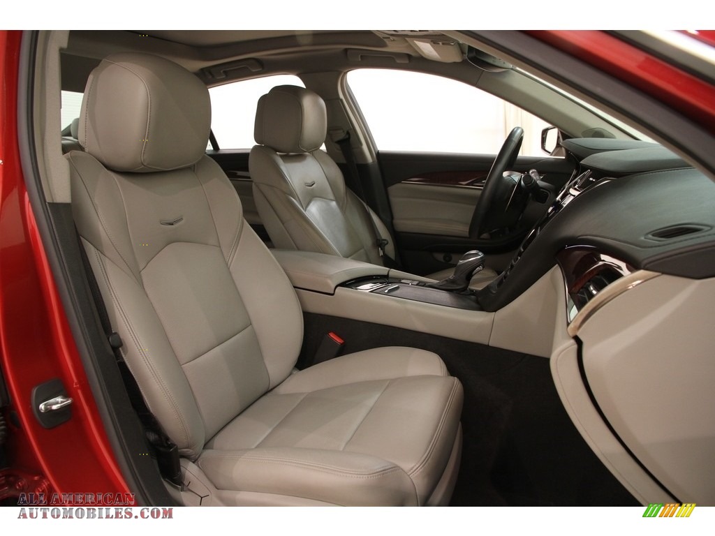 2014 CTS Luxury Sedan AWD - Red Obsession Tintcoat / Light Platinum/Jet Black photo #19