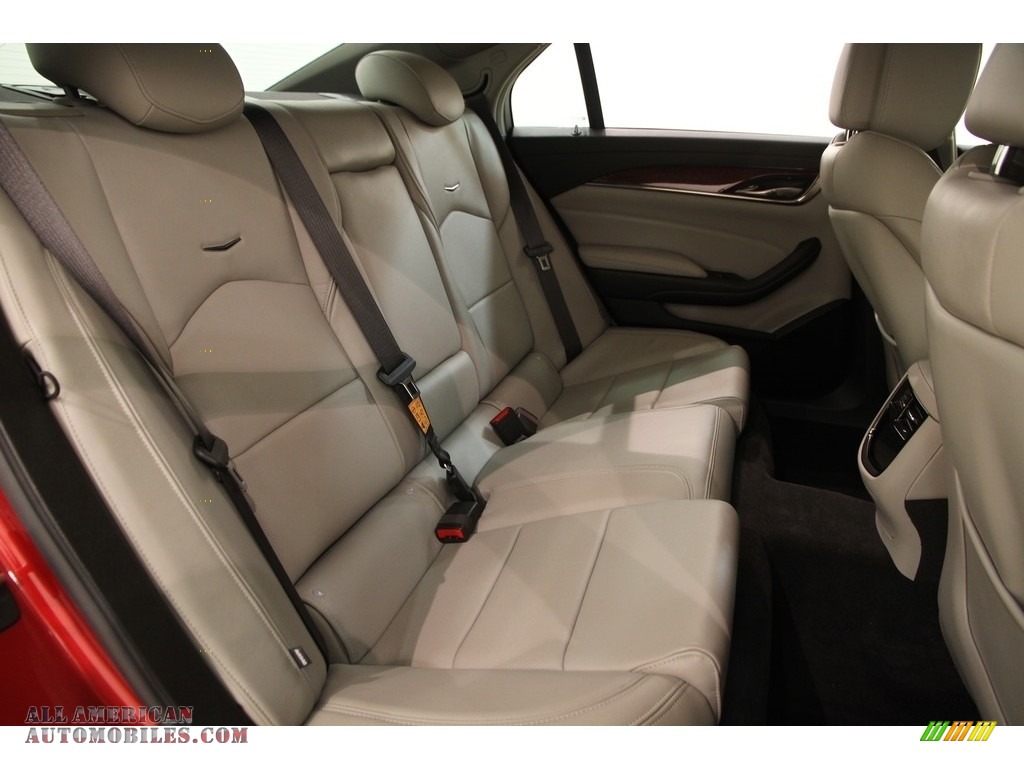 2014 CTS Luxury Sedan AWD - Red Obsession Tintcoat / Light Platinum/Jet Black photo #20