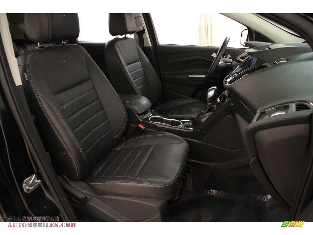 2014 Escape Titanium 1.6L EcoBoost 4WD - Tuxedo Black / Charcoal Black photo #13