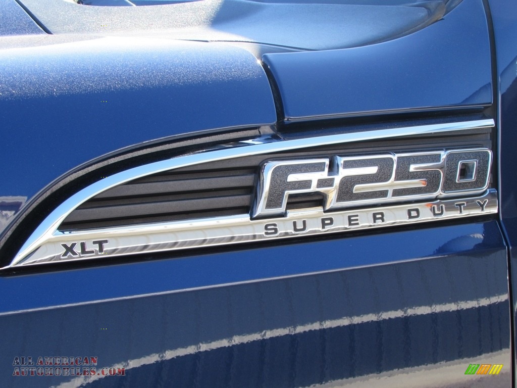 2011 F250 Super Duty XLT SuperCab 4x4 - Dark Blue Pearl Metallic / Steel Gray photo #19