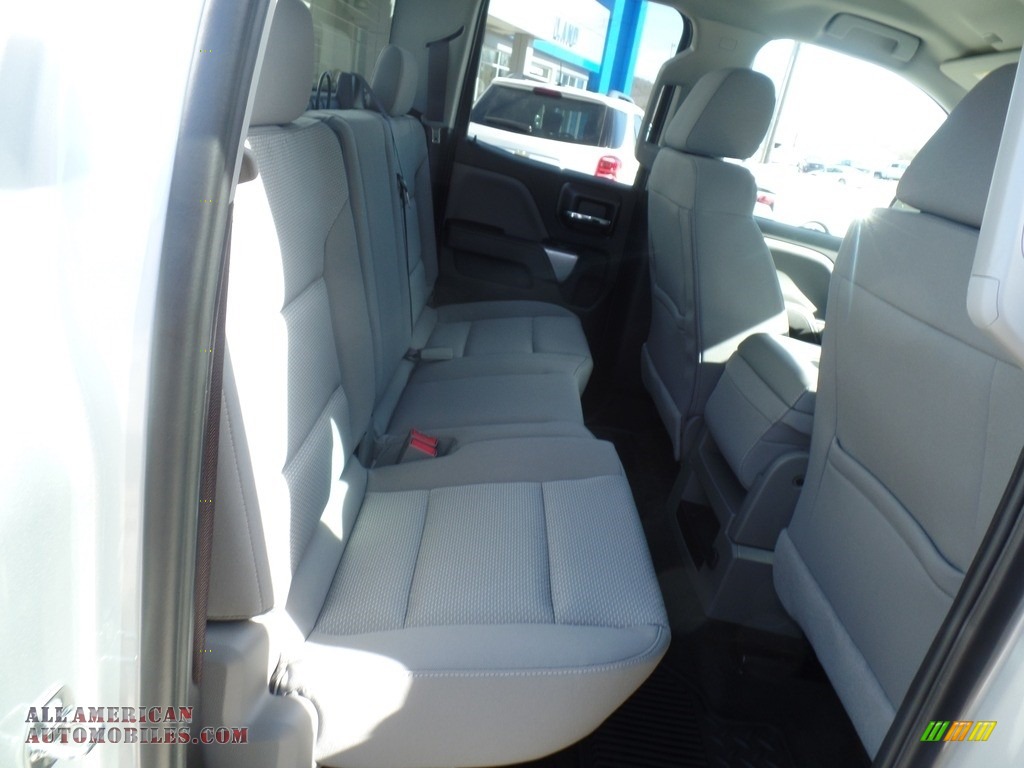 2017 Silverado 1500 LT Double Cab 4x4 - Silver Ice Metallic / Dark Ash/Jet Black photo #53