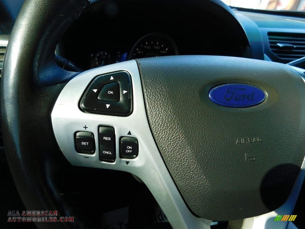 2011 Explorer Limited 4WD - Kona Blue Metallic / Charcoal Black photo #18