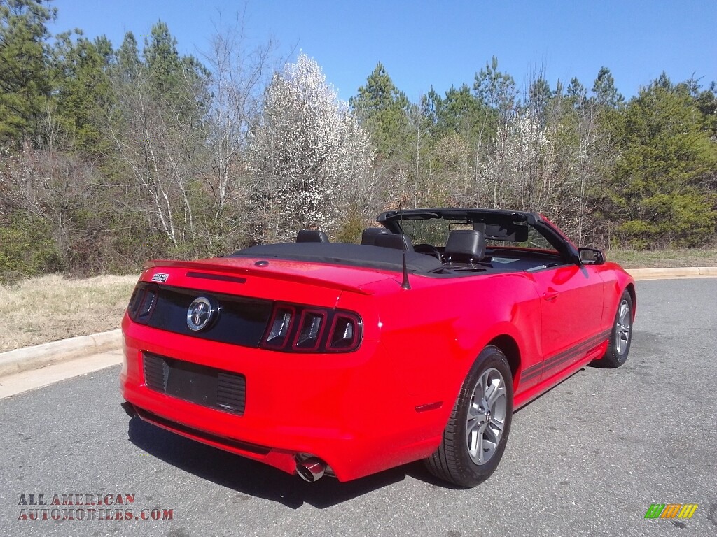 2014 Mustang V6 Convertible - Race Red / Charcoal Black photo #11