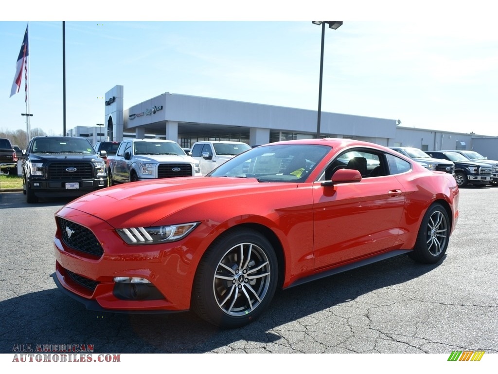 2017 Mustang Ecoboost Coupe - Race Red / Ebony photo #3