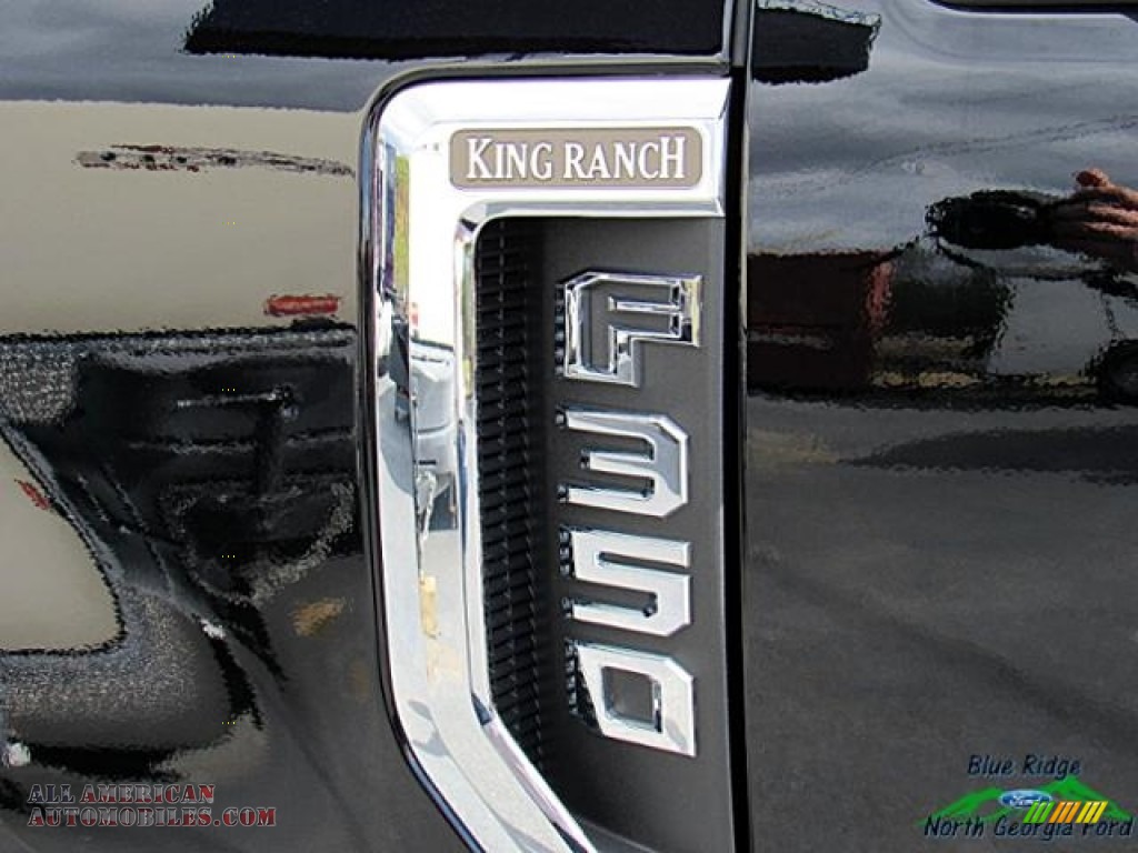 2017 F350 Super Duty King Ranch Crew Cab 4x4 - Shadow Black / King Ranch Mesa Antique Java photo #40