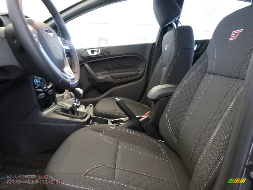 2017 Fiesta ST Hatchback - Magnetic / Charcoal Black photo #7