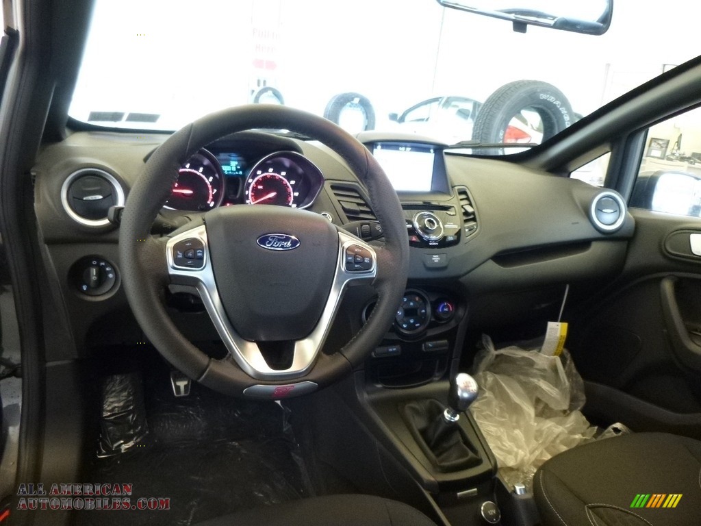 2017 Fiesta ST Hatchback - Magnetic / Charcoal Black photo #9