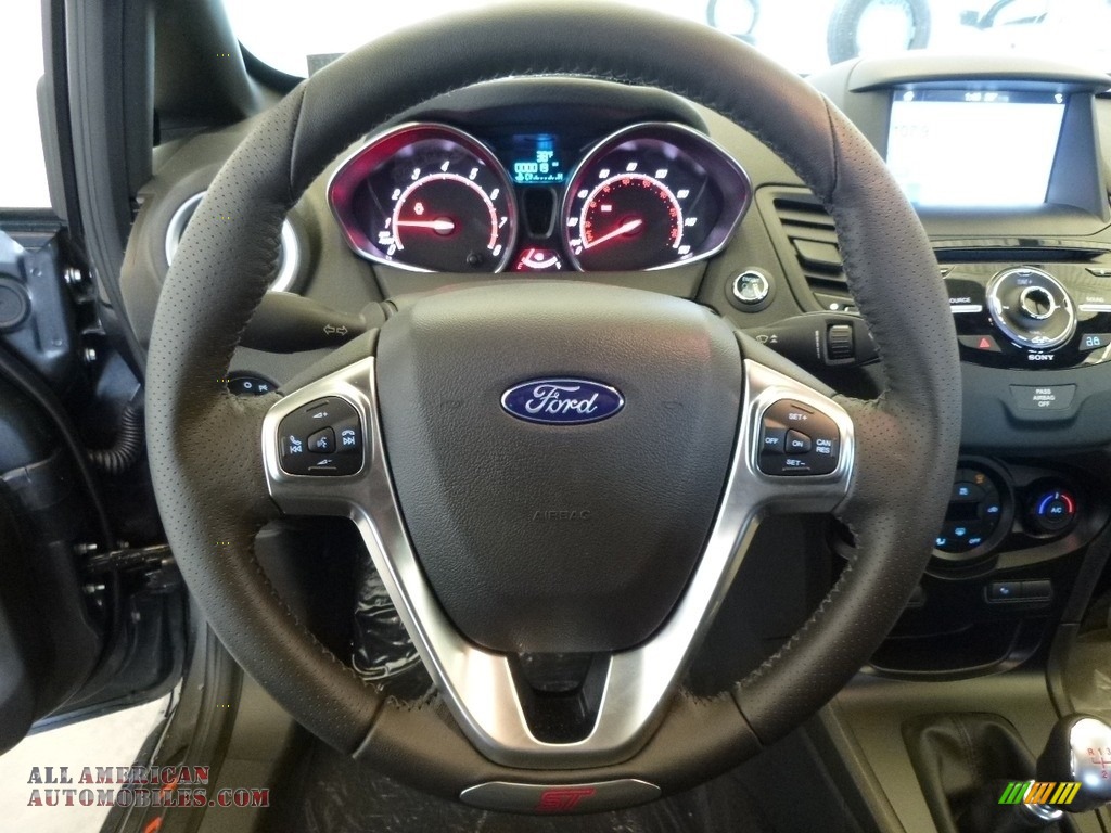 2017 Fiesta ST Hatchback - Magnetic / Charcoal Black photo #12