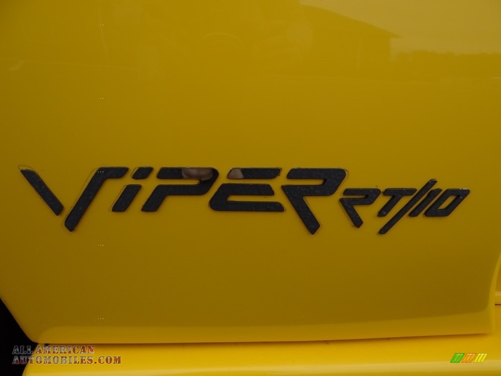2001 Viper RT-10 - Viper Race Yellow / Black photo #14