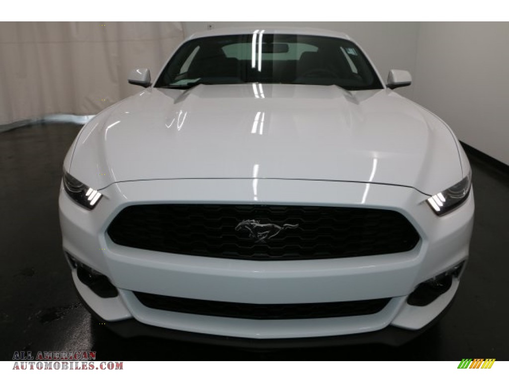2017 Mustang Ecoboost Coupe - Oxford White / Ebony photo #5