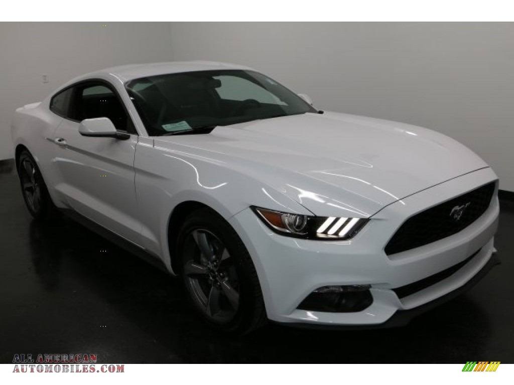 2017 Mustang Ecoboost Coupe - Oxford White / Ebony photo #6
