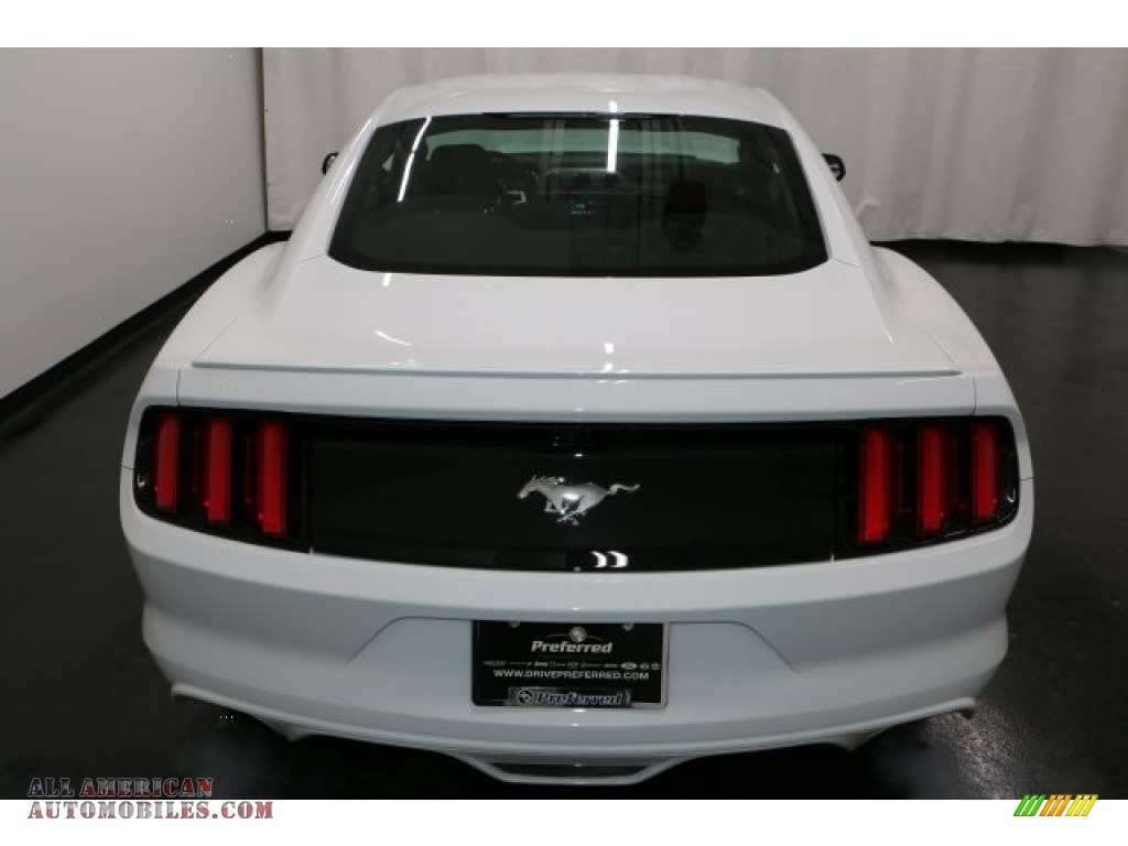 2017 Mustang Ecoboost Coupe - Oxford White / Ebony photo #8
