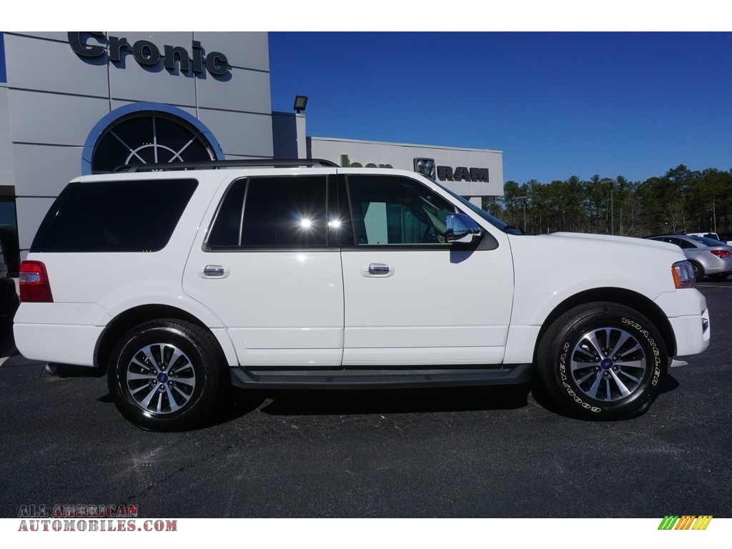 2016 Expedition XLT - Oxford White / Dune photo #8