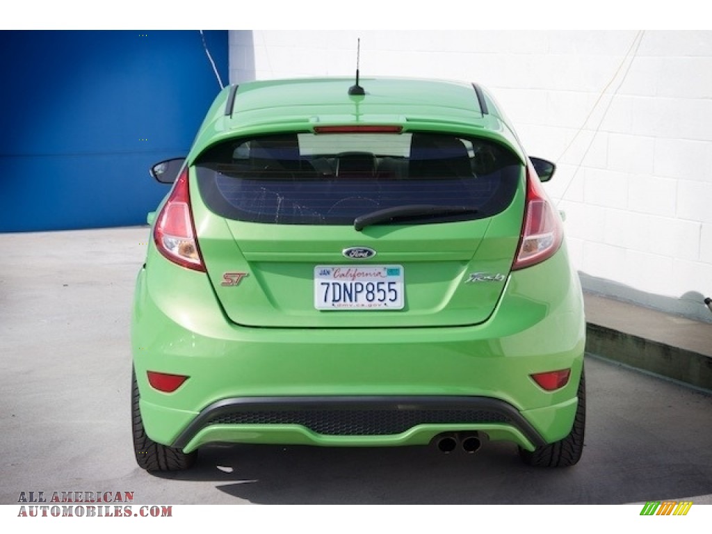 2014 Fiesta ST Hatchback - Green Envy / ST Recaro Smoke Storm photo #9