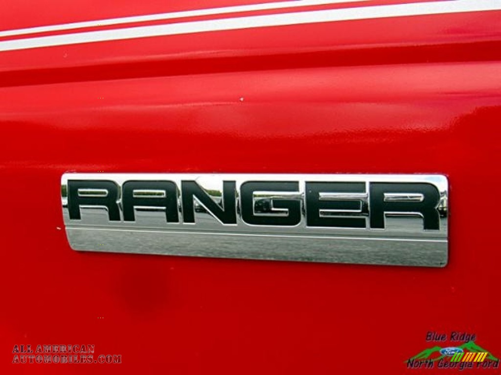 2008 Ranger XL SuperCab 4x4 - Redfire Metallic / Medium Dark Flint photo #29