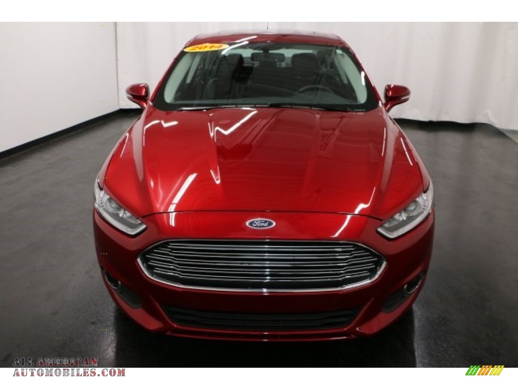 2014 Fusion SE EcoBoost - Ruby Red / Charcoal Black photo #26