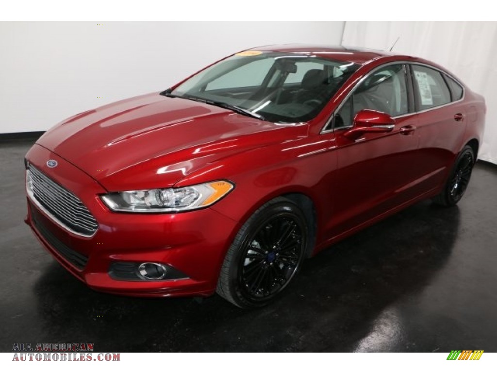 2014 Fusion SE EcoBoost - Ruby Red / Charcoal Black photo #27