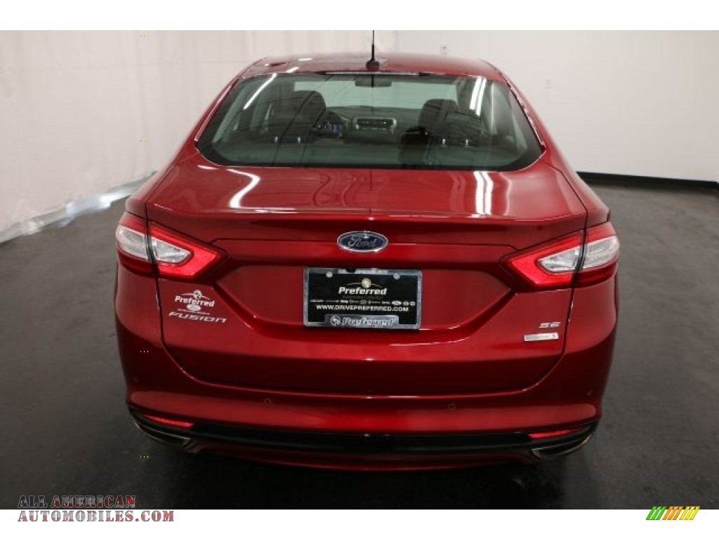 2014 Fusion SE EcoBoost - Ruby Red / Charcoal Black photo #29