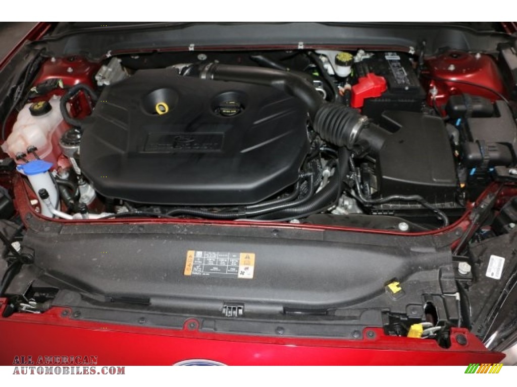 2014 Fusion SE EcoBoost - Ruby Red / Charcoal Black photo #32