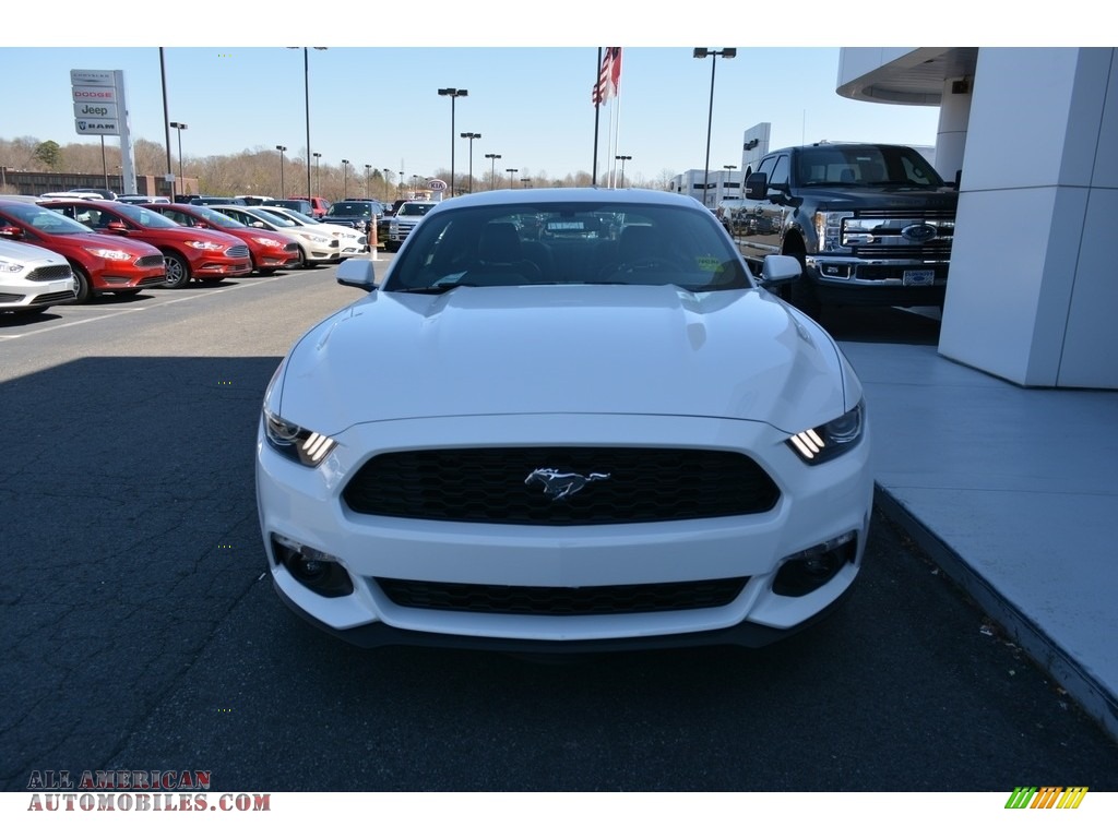 2017 Mustang Ecoboost Coupe - Oxford White / Ebony photo #4