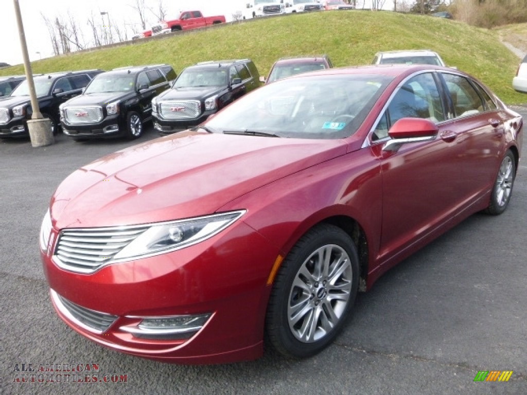 2013 MKZ 2.0L EcoBoost FWD - Ruby Red / Charcoal Black photo #10