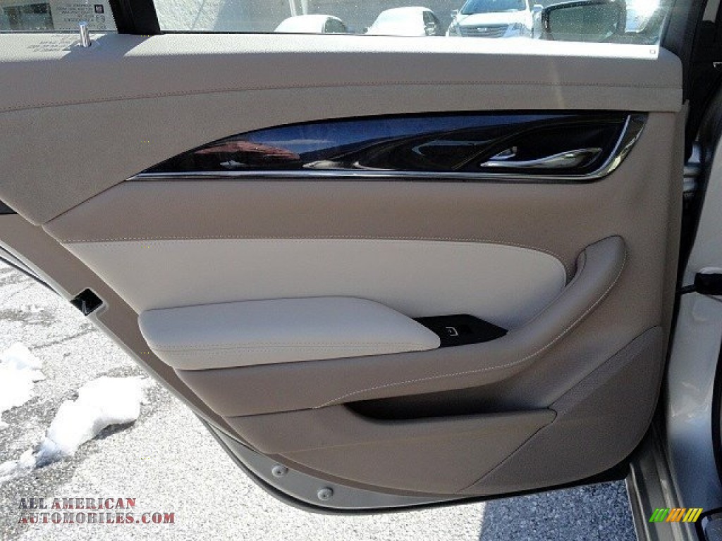 2014 CTS Luxury Sedan AWD - Silver Coast Metallic / Light Cashmere/Medium Cashmere photo #13